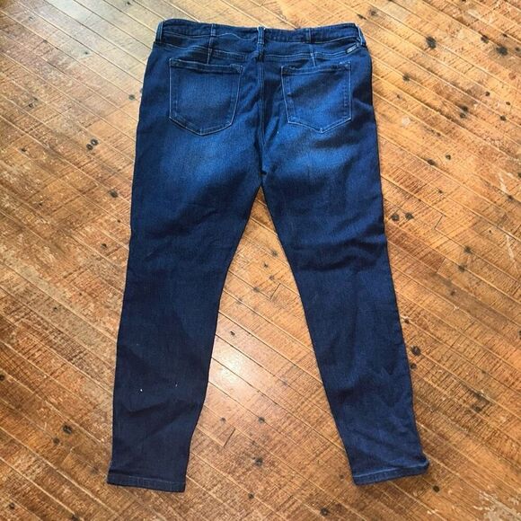 Kancan distressed dark wash stretchy 32 normcore jeans - Picture 3 of 4